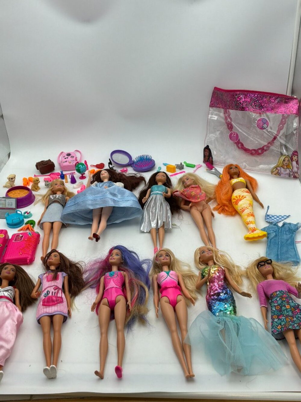 Barbie, Dolls, Accessories and Other Doll Clothes Lot See Photos